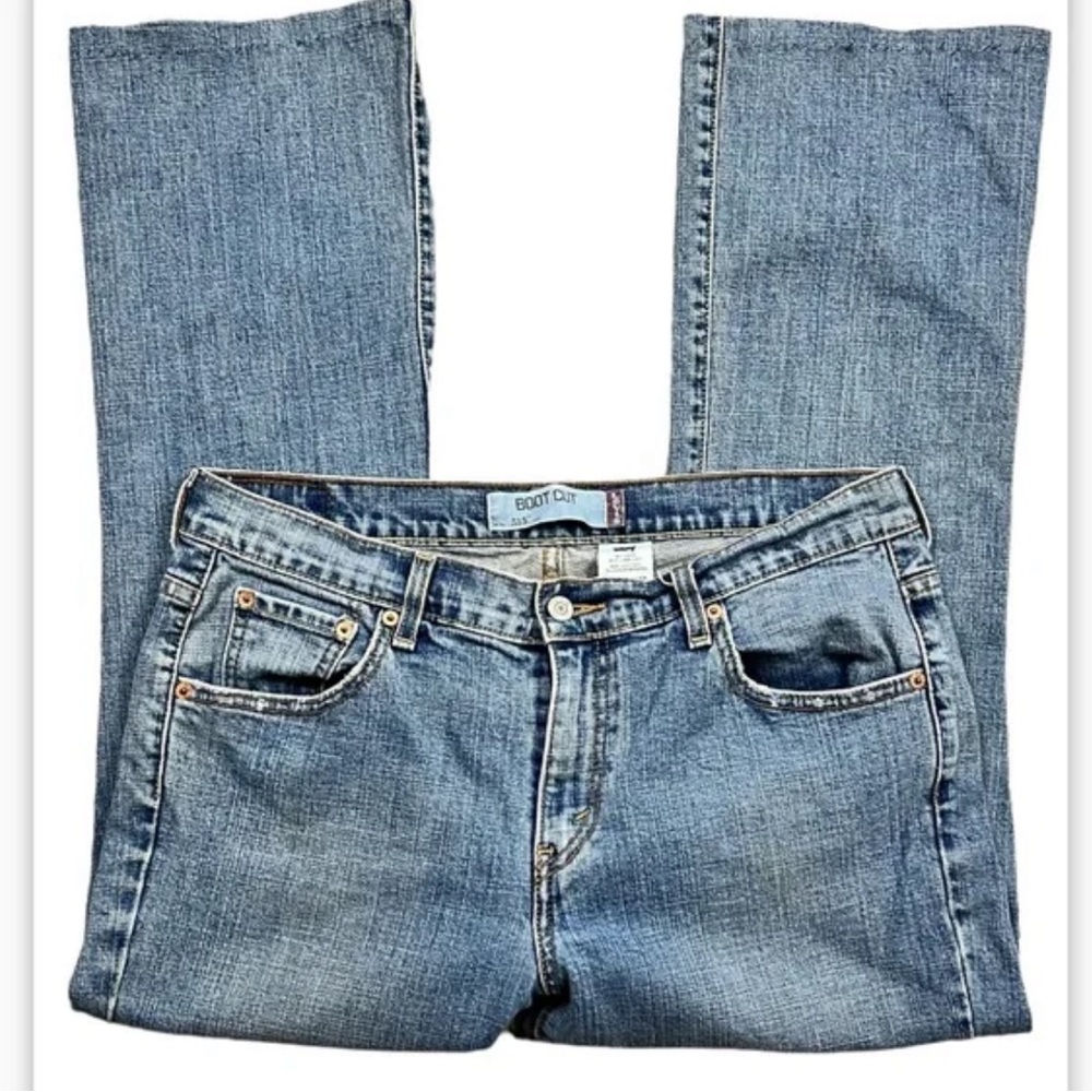 LEVIS 515 Beutiful bootcut woman blue jeans size 12